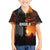 Angola Kid Hawaiian Shirt with Sunset Zebra Design and African Nature - Wonder Print Shop