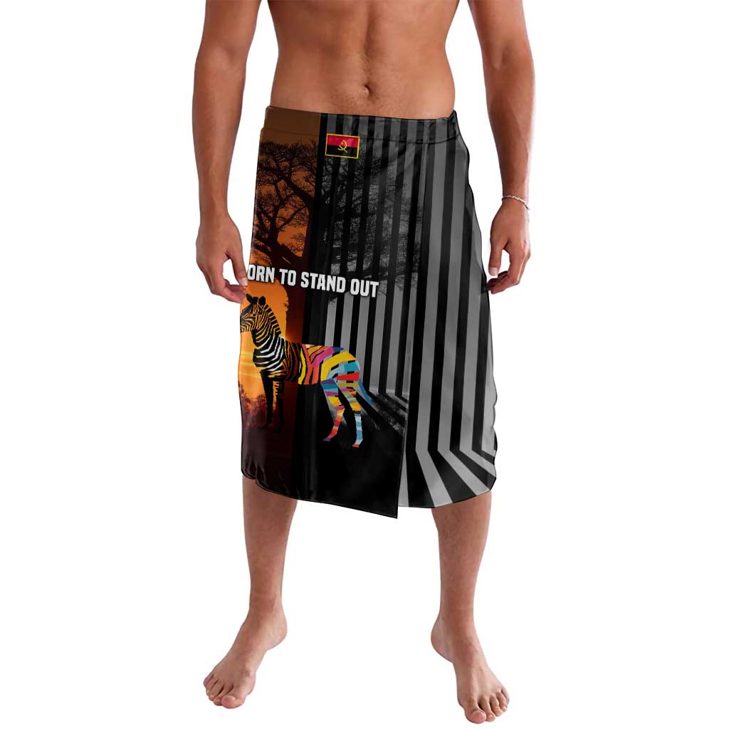 Angola Lavalava with Sunset Zebra Design and African Nature - Wonder Print Shop