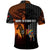 Angola Polo Shirt with Sunset Zebra Design and African Nature - Wonder Print Shop