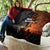 Angola Quilt with Sunset Zebra Design and African Nature - Wonder Print Shop