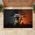 Angola Rubber Doormat with Sunset Zebra Design and African Nature - Wonder Print Shop