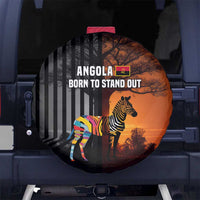 Angola Spare Tire Cover with Sunset Zebra Design and African Nature - Wonder Print Shop