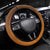 Angola Steering Wheel Cover with Sunset Zebra Design and African Nature - Wonder Print Shop
