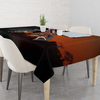 Angola Tablecloth with Sunset Zebra Design and African Nature - Wonder Print Shop