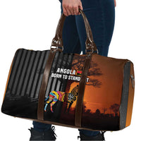 Angola Travel Bag with Sunset Zebra Design and African Nature - Wonder Print Shop