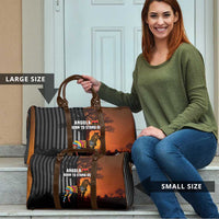 Angola Travel Bag with Sunset Zebra Design and African Nature - Wonder Print Shop