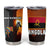 Angola Tumbler Cup with Sunset Zebra Design and African Nature - Wonder Print Shop