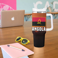 Angola Tumbler With Handle with Sunset Zebra Design and African Nature - Wonder Print Shop