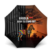 Angola Umbrella with Sunset Zebra Design and African Nature - Wonder Print Shop