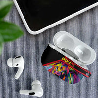 Angola AirPods Case with Multicolor Tribal Design and Vibrant Lion - Wonder Print Shop
