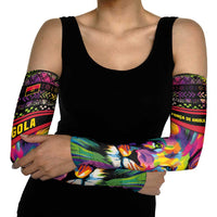 Angola Arm Sleeves with Multicolor Tribal Design and Vibrant Lion - Wonder Print Shop