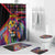 Angola Bathroom Set with Multicolor Tribal Design and Vibrant Lion - Wonder Print Shop