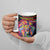 Angola Ceramic Mug with Multicolor Tribal Design and Vibrant Lion - Wonder Print Shop
