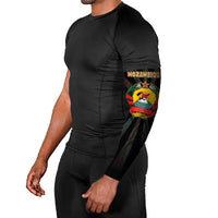 Mozambique Arm Sleeves with Black Brown Tribal Design and National Emblem - Wonder Print Shop