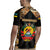 Mozambique Rugby Jersey with Black Brown Tribal Design and National Emblem - Wonder Print Shop