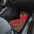 Mozambique Car Mats with Red Black Geometric Design and Tribal Pattern - Wonder Print Shop
