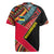Mozambique Rugby Jersey with Red Black Geometric Design and Tribal Pattern - Wonder Print Shop
