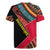 Mozambique Rugby Jersey with Red Black Geometric Design and Tribal Pattern - Wonder Print Shop