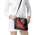 Mozambique Shoulder Handbag with Red Black Geometric Design and Tribal Pattern - Wonder Print Shop