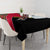 Mozambique Tablecloth with Red Black Geometric Design and Tribal Pattern - Wonder Print Shop