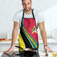 Mozambique Apron with Red Yellow Green Wave Design and National Emblem - Wonder Print Shop