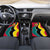 Mozambique Car Mats with Red Yellow Green Wave Design and National Emblem - Wonder Print Shop