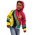 Mozambique Kid Hoodie with Red Yellow Green Wave Design and National Emblem - Wonder Print Shop