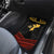 Mozambique Car Mats with Black Red Tribal Design and National Map Pattern - Wonder Print Shop