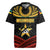 Mozambique Rugby Jersey with Black Red Tribal Design and National Map Pattern - Wonder Print Shop