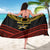 Mozambique Sarong with Black Red Tribal Design and National Map Pattern - Wonder Print Shop