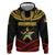 Mozambique Zip Hoodie with Black Red Tribal Design and National Map Pattern - Wonder Print Shop
