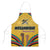Mozambique Apron with Yellow Red Green Swirl Design and Independence Day - Wonder Print Shop