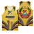 Mozambique Basketball Jersey with Yellow Red Green Swirl Design and Independence Day - Wonder Print Shop