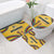 Mozambique Bathroom Set with Yellow Red Green Swirl Design and Independence Day - Wonder Print Shop