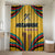 Mozambique Bathroom Set with Yellow Red Green Swirl Design and Independence Day - Wonder Print Shop