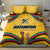 Mozambique Bedding Set with Yellow Red Green Swirl Design and Independence Day - Wonder Print Shop