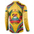 Mozambique Button Sweatshirt with Yellow Red Green Swirl Design and Independence Day - Wonder Print Shop