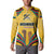 Mozambique Button Sweatshirt with Yellow Red Green Swirl Design and Independence Day - Wonder Print Shop