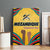 Mozambique Canvas Wall Art with Yellow Red Green Swirl Design and Independence Day - Wonder Print Shop