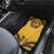 Mozambique Car Mats with Yellow Red Green Swirl Design and Independence Day - Wonder Print Shop