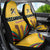 Mozambique Car Seat Cover with Yellow Red Green Swirl Design and Independence Day - Wonder Print Shop