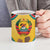 Mozambique Ceramic Mug with Yellow Red Green Swirl Design and Independence Day - Wonder Print Shop