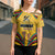 Mozambique Cross Shoulder Shirt with Yellow Red Green Swirl Design and Independence Day - Wonder Print Shop