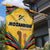 Mozambique Garden Flag with Yellow Red Green Swirl Design and Independence Day - Wonder Print Shop
