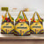 Mozambique Grocery Bag with Yellow Red Green Swirl Design and Independence Day - Wonder Print Shop
