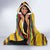 Mozambique Hooded Blanket with Yellow Red Green Swirl Design and Independence Day - Wonder Print Shop