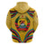Mozambique Hoodie with Yellow Red Green Swirl Design and Independence Day - Wonder Print Shop