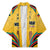 Mozambique Kimono with Yellow Red Green Swirl Design and Independence Day - Wonder Print Shop