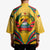 Mozambique Kimono with Yellow Red Green Swirl Design and Independence Day - Wonder Print Shop