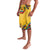 Mozambique Lavalava with Yellow Red Green Swirl Design and Independence Day - Wonder Print Shop
